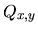 $Q_{x,y}$